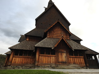 Fototapeta na wymiar Heddal Stave Church in Norway