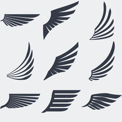 Vintage emblem set