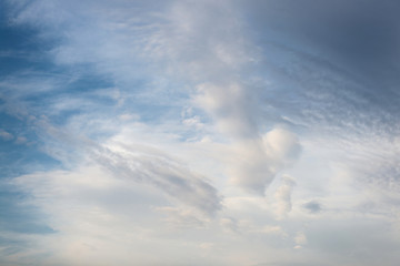 Fototapeta premium Beautiful sky with fluffy clouds