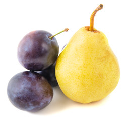 Pear and plum