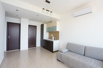 Interior of a guest house  kitchen