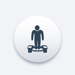 hoverboard vector icon