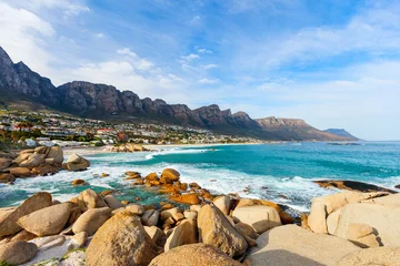 Foto op Plexiglas Camps Bay Beach, Kaapstad, Zuid-Afrika Camps bay