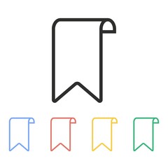 Bookmark - vector icon.