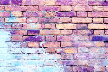 Brick texture with scratches and cracks