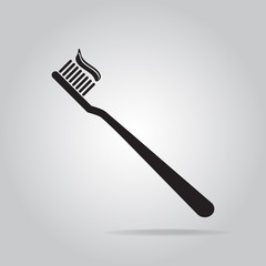 Toothbrush and Toothpaste icon