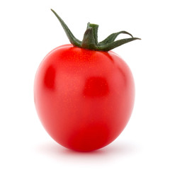 fresh cherry tomato isolated on white background cutout
