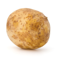 new potato tuber isolated on white background cutout