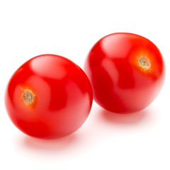 fresh cherry tomato isolated on white background cutout