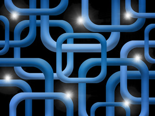 Abstract technology blue lines background