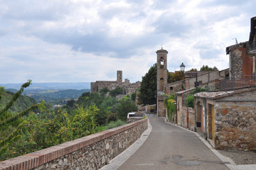 View of the city of Colle Val D Elsa
