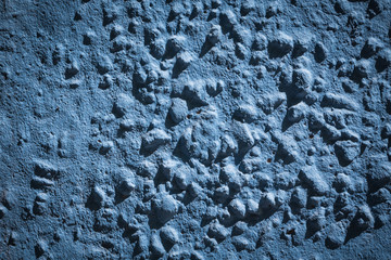 Grunge blue painted wall