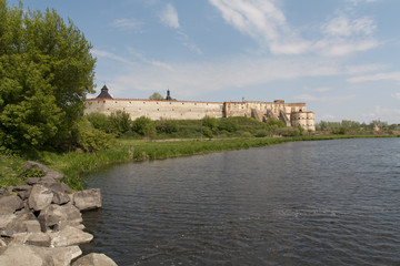 Fototapeta premium Mediaval fortress in Medzhibozh ukrainian place of glory photo