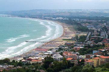 Vasto. Abruzzo. Italy. Panoramic landscape