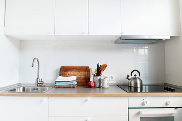 White Kitchen Interior Accessories Apple Products
