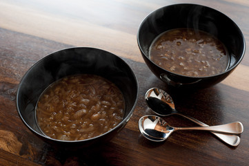 Brown French onion soup
