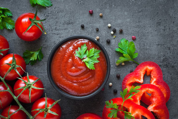 Tomato ketchup sauce 