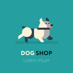 Dog Logo abstract design