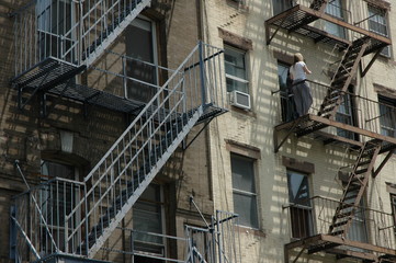 Gelassenes Leben in der Metropole. Theater district.