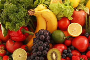 新鮮な野菜と果物