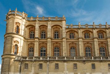 Fototapeta na wymiar The Saint Germain en Laye castle, Paris region, France.