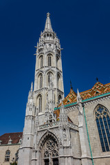 Fototapeta na wymiar Matthias Church (Church of Our Lady of Buda). Budapest, Hungary.