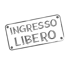 ingresso libero