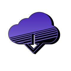 ikona retro lata 80 wektor