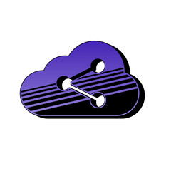 ikona retro lata 80 wektor