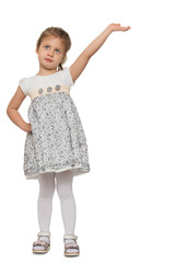 Portrait of a cute little girl