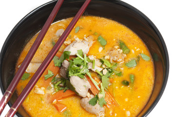 Spicy Chicken and Laksa