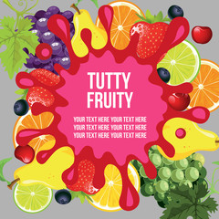 tutty fruity template