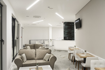 Modern office recepcion interior design