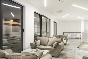 Modern office recepcion interior design