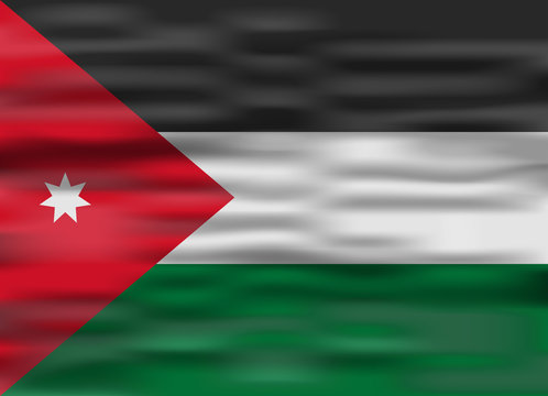 realistic flag jordan