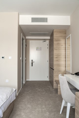 Comfortable hotel bedroom
