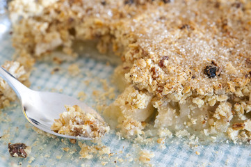 Fototapeta na wymiar Apple crumble