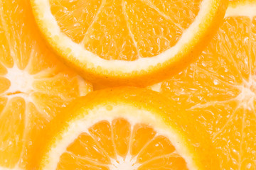 Slices of Orange Fruit
