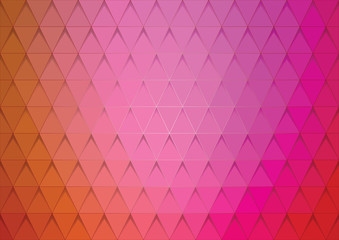 Abstract red triangle background Vector