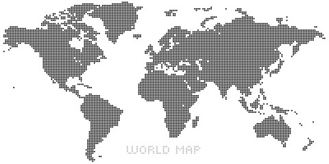 World Map - Positive Dot (4x4px)