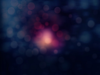 Blurry lights  dark background with space