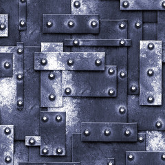 rusty fix wall. grunge metal background.