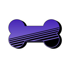 ikona retro lata 80 wektor