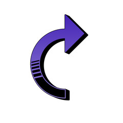 ikona retro lata 80 wektor