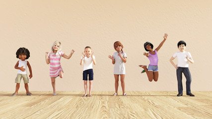 Obraz premium Happy Children