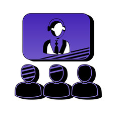 ikona retro lata 80 wektor © vempireart