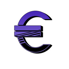 ikona retro lata 80 wektor