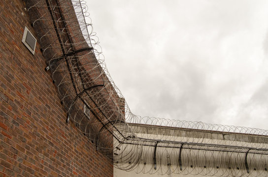 Interior wall corner, Reading Prison