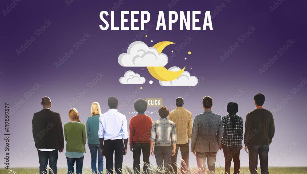 Sticker Sleep Apnea Insomnia Sleep Deprivations Disorders Sleepless Conc - Stickers