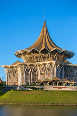 Sarawak State Legislative Assembly (Dewan Undangan Negeri), Kuching,Sarawak, Malaysia.